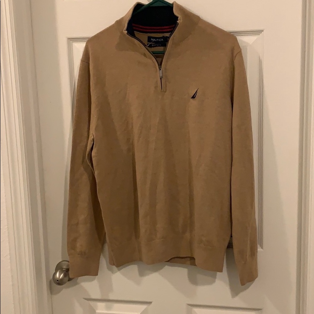 Nautica men’s zip up sweater medium